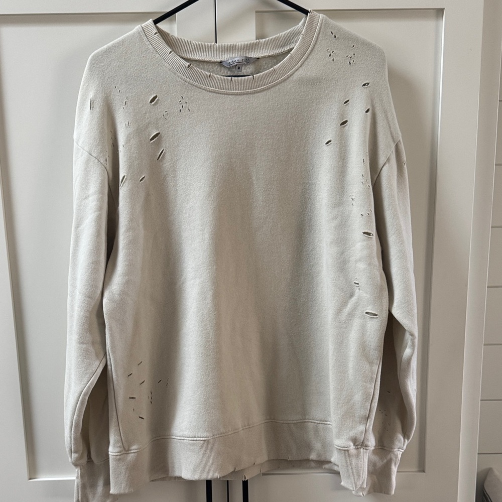 Off-White Distressed Sweater